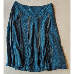 Alfani sz 6 100% Silk Beautiful Bohemian Skirt